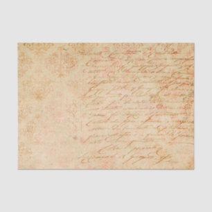 Papel De Seda Ephemera francesa vintage