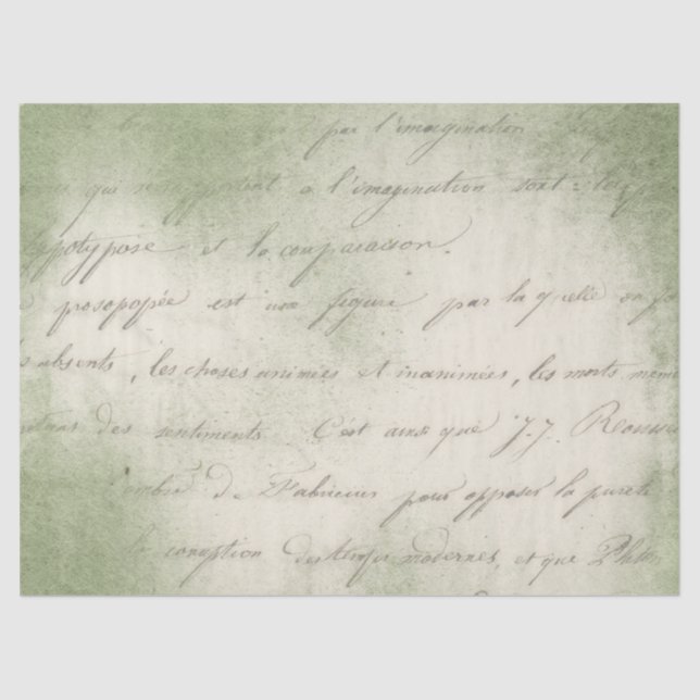 Papel De Seda Ephemera Green Paper Series Design 3 (Anverso)