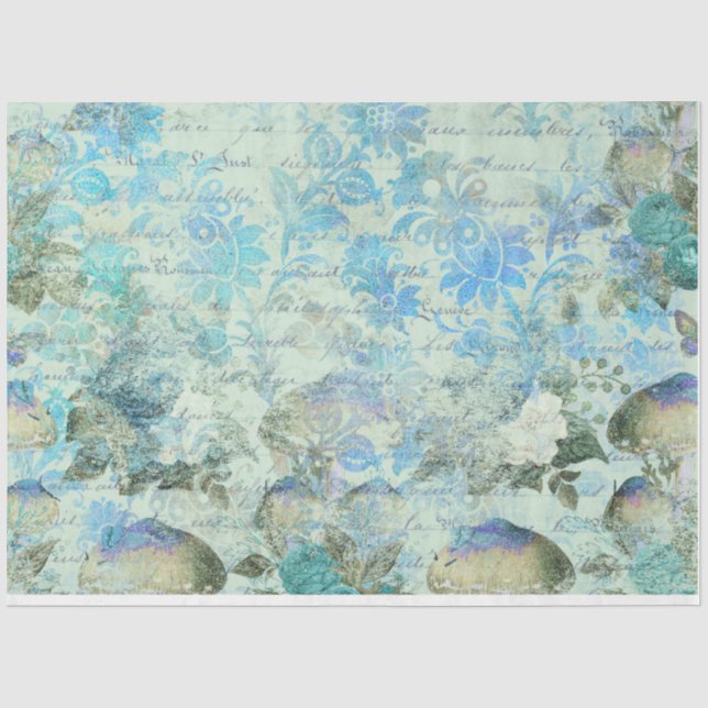 Papel De Seda Ephemera hongo serie de diseño #16 (Anverso)
