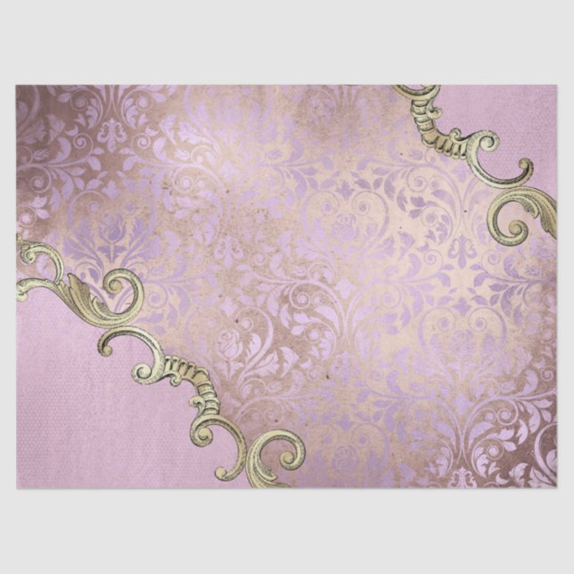 Papel De Seda Ephemera Ornate Paper Series Design 18 (Anverso)