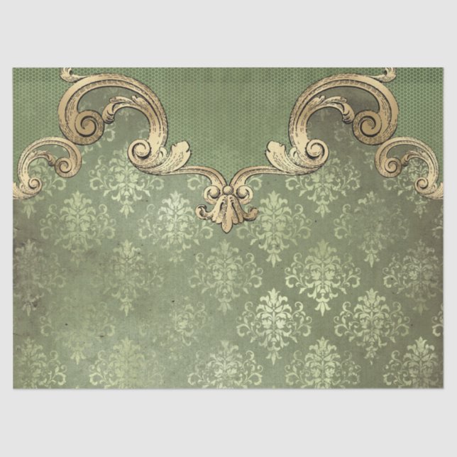 Papel De Seda Ephemera Ornate Paper Series Design 7 (Anverso)