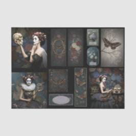 Papel De Seda Ephemera Poetic Gothic Motifs 