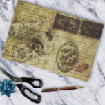 Papel De Seda Ephemera vintage de desahucios de caballos<br><div class="desc">Este diseño fue creado a través del arte digital. Se puede personalizar haciendo clic en el botón personalizar y cambiando el color, agregando un nombre, iniciales o tus palabras favoritas. Contáctame en colorflowcreations@gmail.com si quieres tener este diseño en otro producto. Compra mi pintura de acrílico abstracta original a la venta...</div>