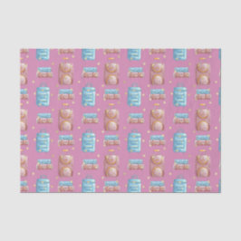 Papel De Seda Equipaje rosa (diseño 78 serie rosa)