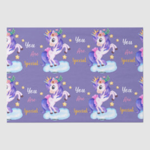 Papel De Seda Eres especial unicornio
