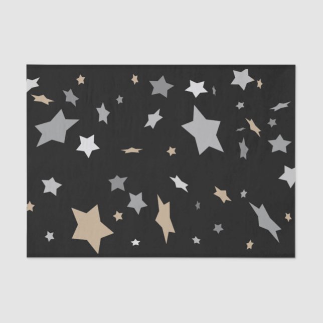 Papel De Seda Eres Un Negro Moderno Estelar Elegante (Anverso)