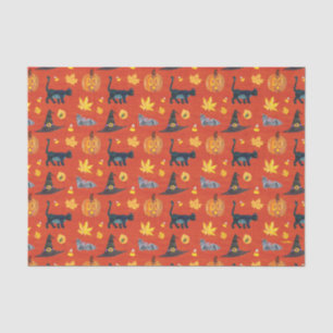 Papel De Seda Eric Carle Patrón de Halloween de oruga