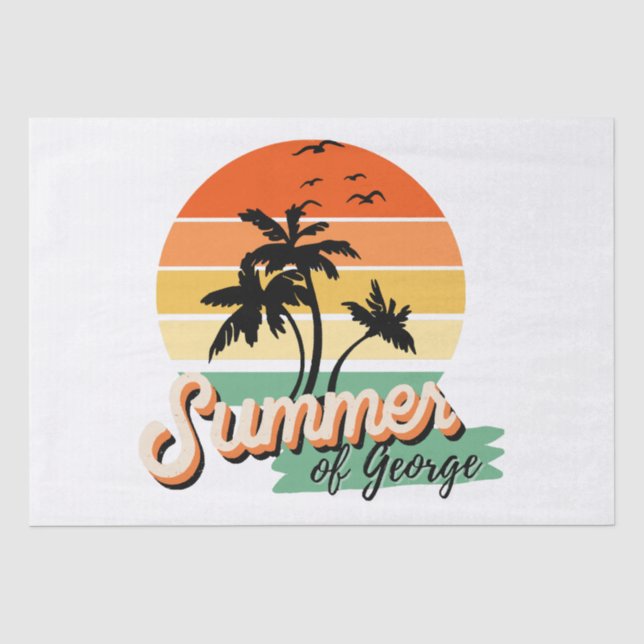 Papel De Seda Es El Verano De George (Anverso)