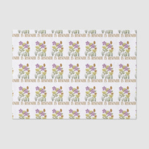 Papel De Seda Es Floral De Pascua Elevada