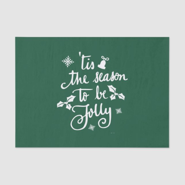 Papel De Seda es la temporada para ser alegre (Anverso)