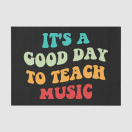 Papel De Seda Es un buen día para enseñar música