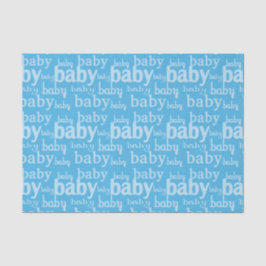 Papel De Seda Es un chico Fiesta de Baby Shower azul