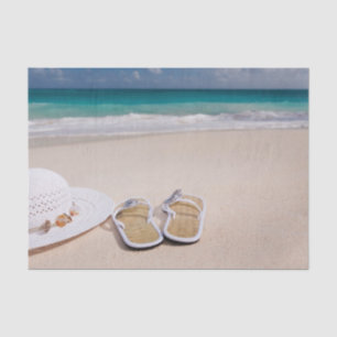 Papel De Seda ¡Esa es la vida! Playa, sombrero y chanclas