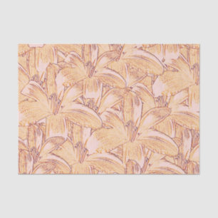 Papel De Seda Esbozo de Tiger Lily