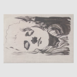 Papel De Seda Esbozo de una mujer de "Ver Sacrum" (Moser)