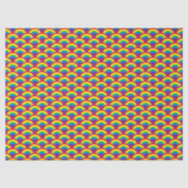 Papel De Seda Escala de sirenas arcoiris