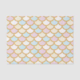 Papel De Seda Escalas bonitas de la sirena