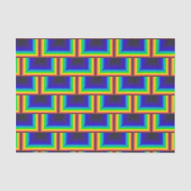 Papel De Seda Escalas cuadradas de espectro solar (Anverso)