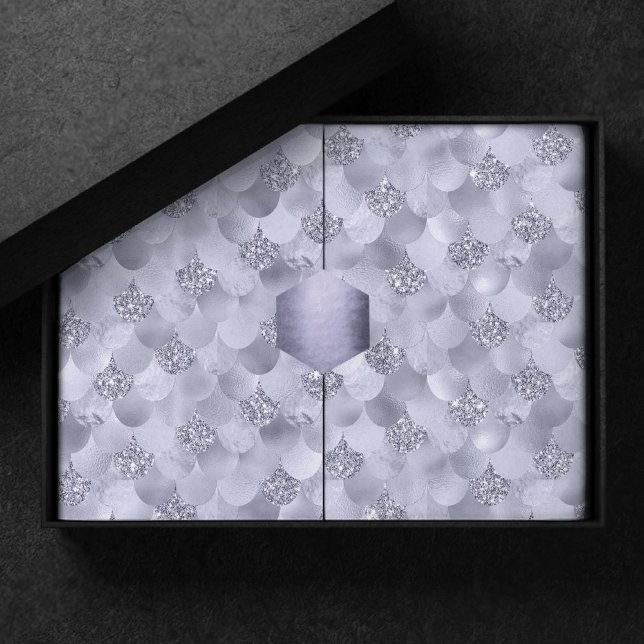 Papel De Seda Escalas de Moda de Sirena | Lustre púrpura de lava (Subido por el creador)