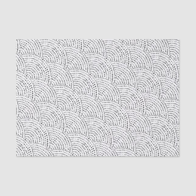 Papel De Seda Escalas de puntos de tinta (Anverso)