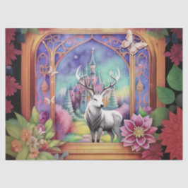 Papel De Seda Escalera blanca