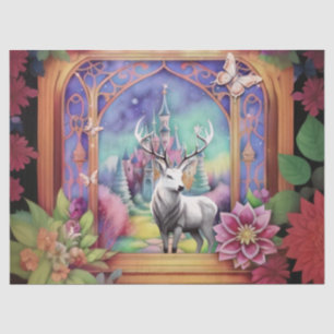 Papel De Seda Escalera blanca