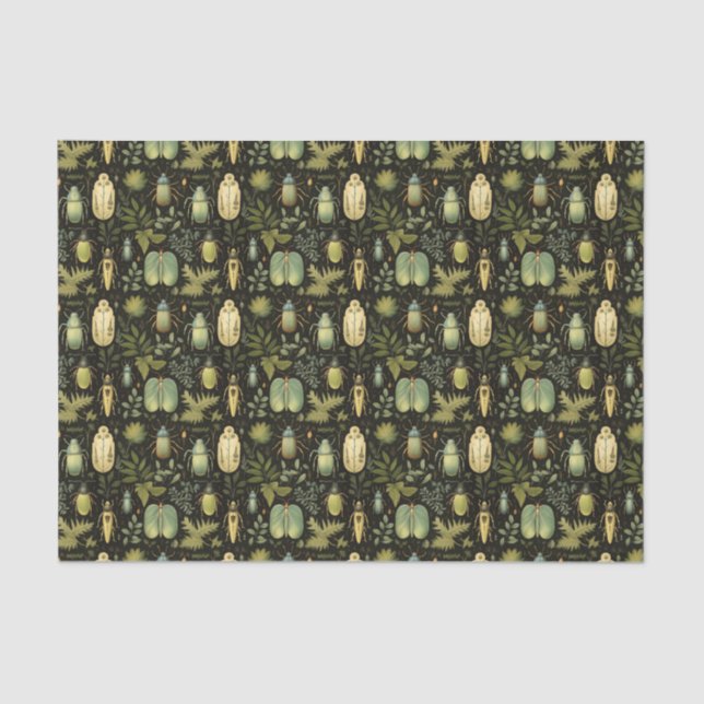 Papel De Seda Escarabajos y bugs (Anverso)