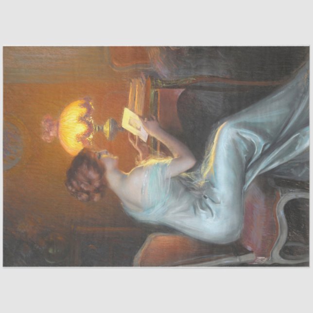 Papel De Seda Escena Art Deco de Delphin Enjolras Decoupage (Anverso)