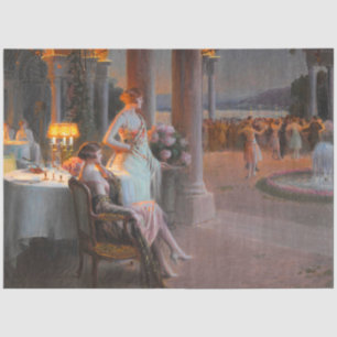 Papel De Seda Escena Art Deco de Delphin Enjolras Decoupage