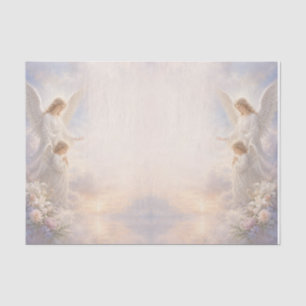 Papel De Seda Escena Cristiana Ángeles Cielo Hermoso