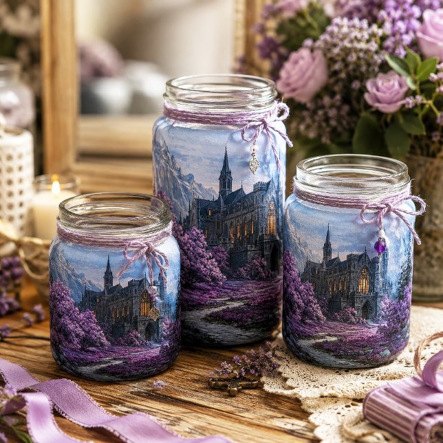 Papel De Seda Escena de Decoupage del Castillo Lavanda Gótico de (Subido por el creador)