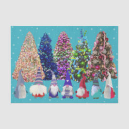 Papel De Seda Escena de Navidades Escándi Gnomes