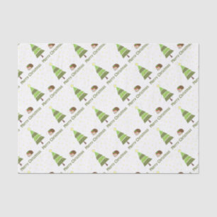 Papel De Seda Escena del navidad del erizo