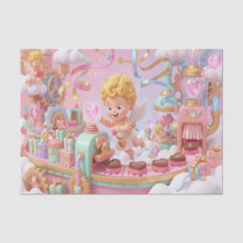 Papel De Seda Escena mágica de fábrica de regalos de San Valentí