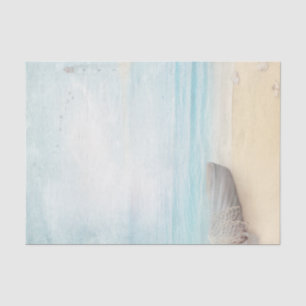 Papel De Seda Escena náutica en la playa con red de lanchas y pe