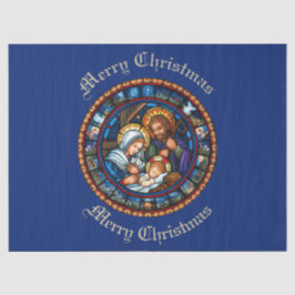 Papel De Seda Escena tradicional de la natividad de los navidade