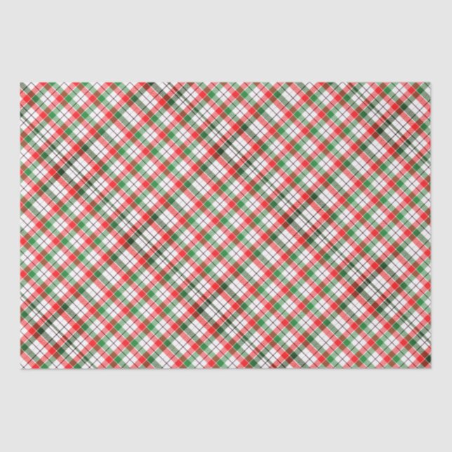 Papel De Seda Escocia Terrier Feliz Navidad (Anverso)