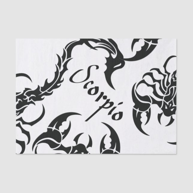 Papel De Seda Escorpio (Anverso)