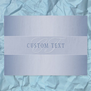 Papel De Seda Escritura de guión de monograma editable elegante