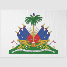 Papel De Seda Escudo de armas de Haití (Haití)