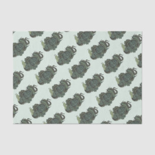 Papel De Seda Escudo de Harry Potter el   Slytherin