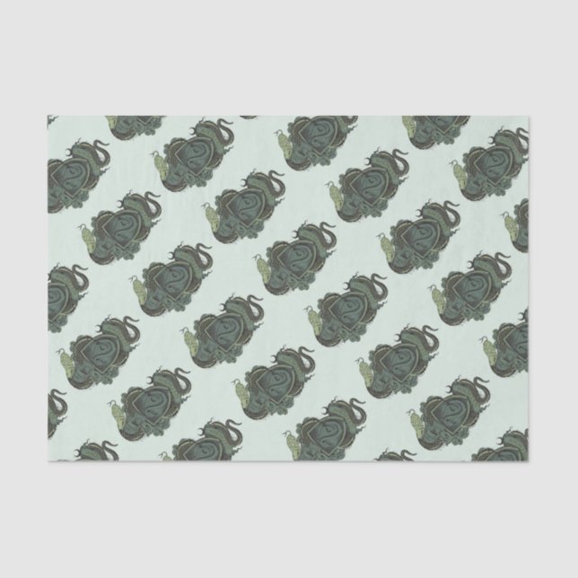 Papel De Seda Escudo de Harry Potter el | Slytherin (Anverso)