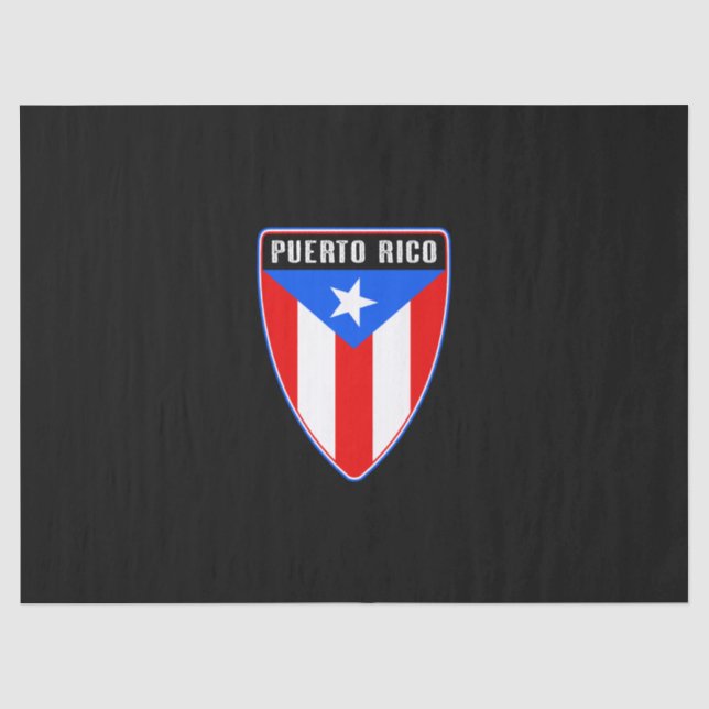 Papel De Seda Escudo de Puerto Rico (Anverso)