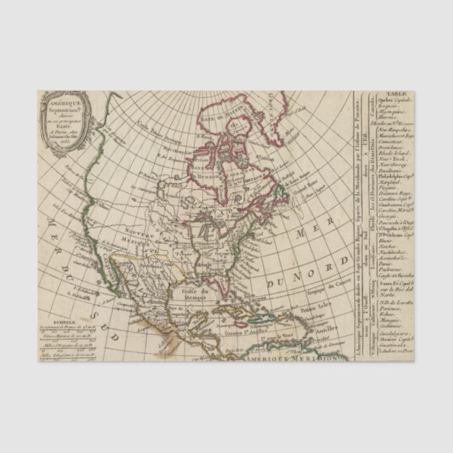Papel De Seda Escuela de Norteamérica (Anverso)