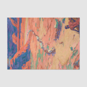 Papel De Seda Esculpiendo a los intrusos por Maynard Dixon