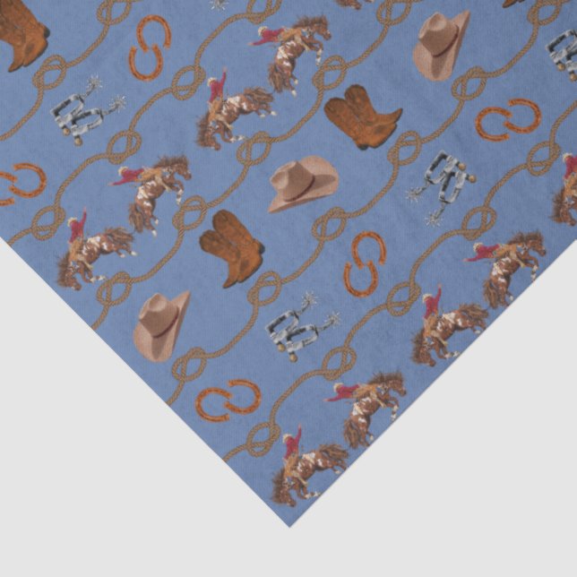 Papel De Seda Esenciales de Rodeo Vaquero (Detalle)