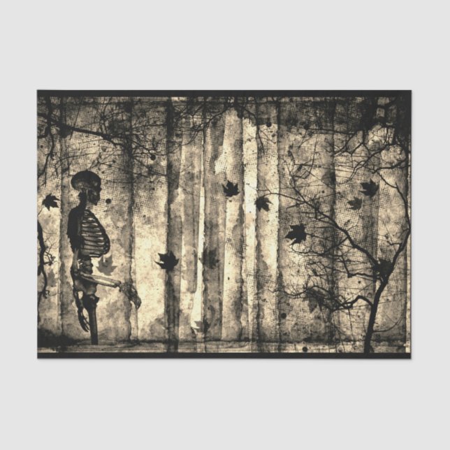 Papel De Seda ESKELETON Y EL Tejido LACE (Anverso)