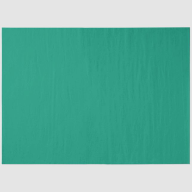 Papel De Seda Esmeralda moderna y simple (Anverso)