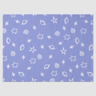 Papel de seda Espacio Garabato Estrellas Planetas
