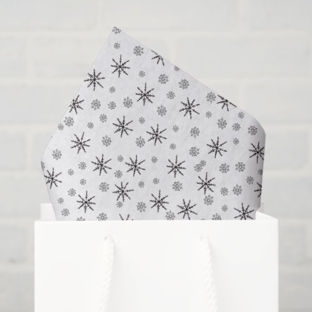 Papel De Seda Espaldas de nieve rusas (Bolsa de regalo)